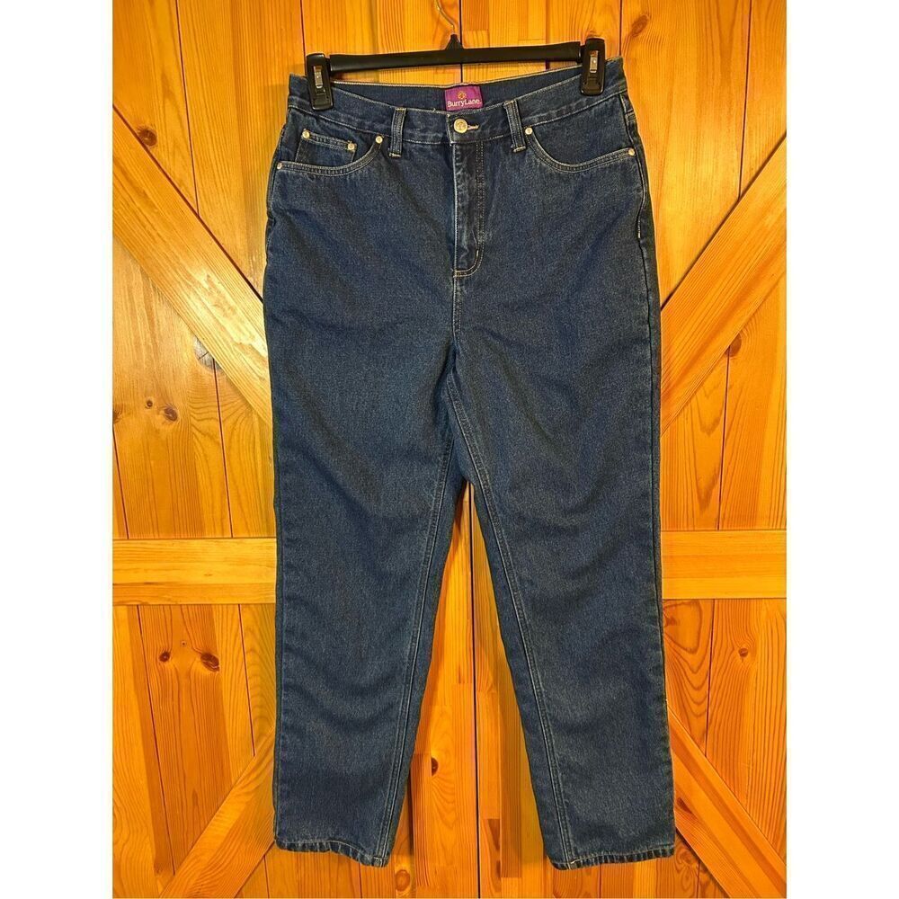 Burry Lane for Women Denim Flannel Lined Jeans Size 14 (0332)